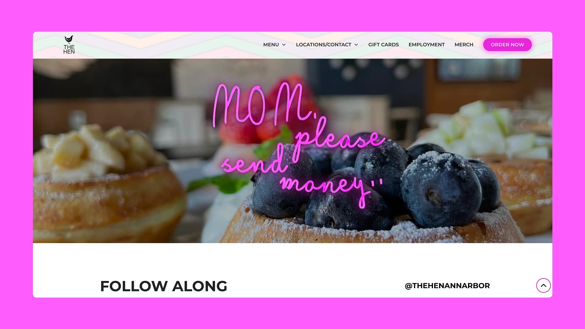 Website design capturing the cafe's trendy vibe — image 1