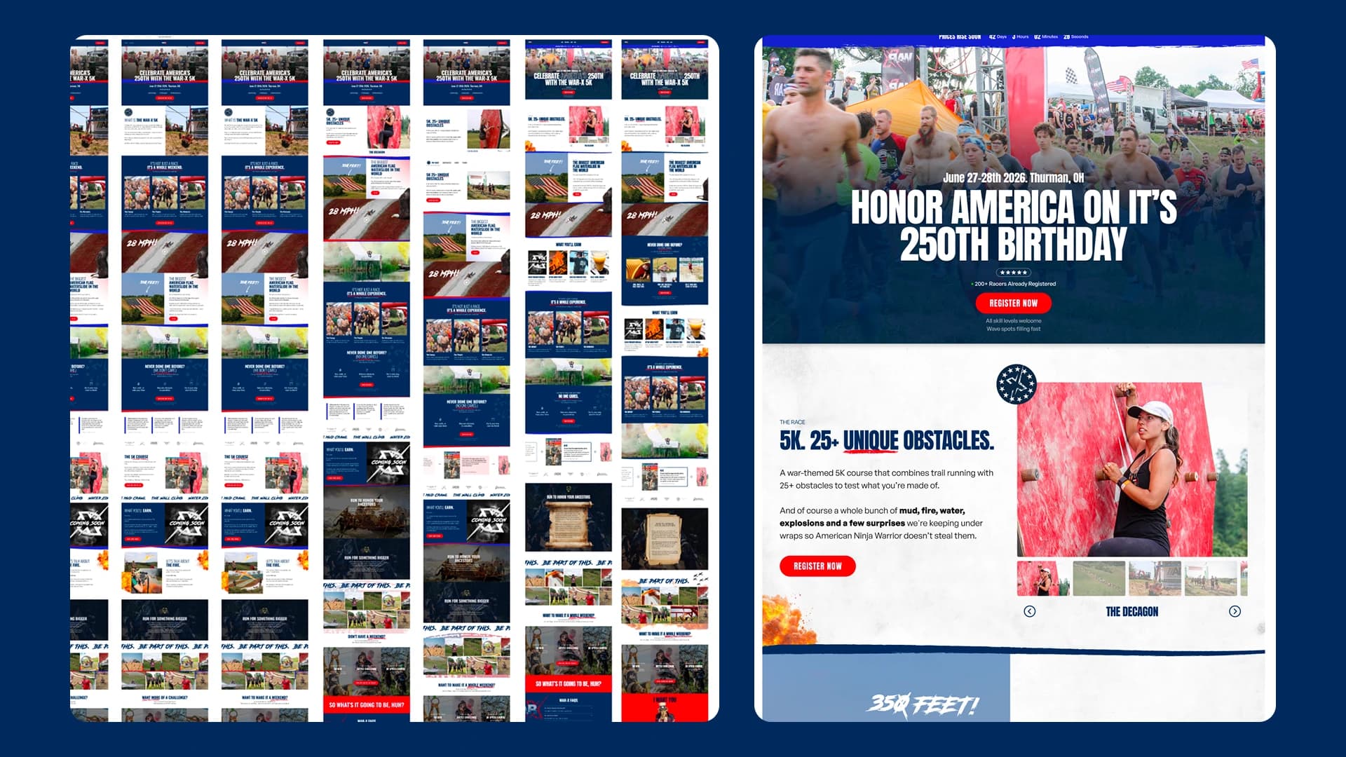 10+ landing page iterations for conversion optimization — image 1